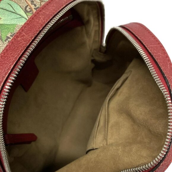 GUCCI GG Supreme Tian Small Backpack Beige Red Multi PVC Leather - 889-071825 - Picture 12 of 14
